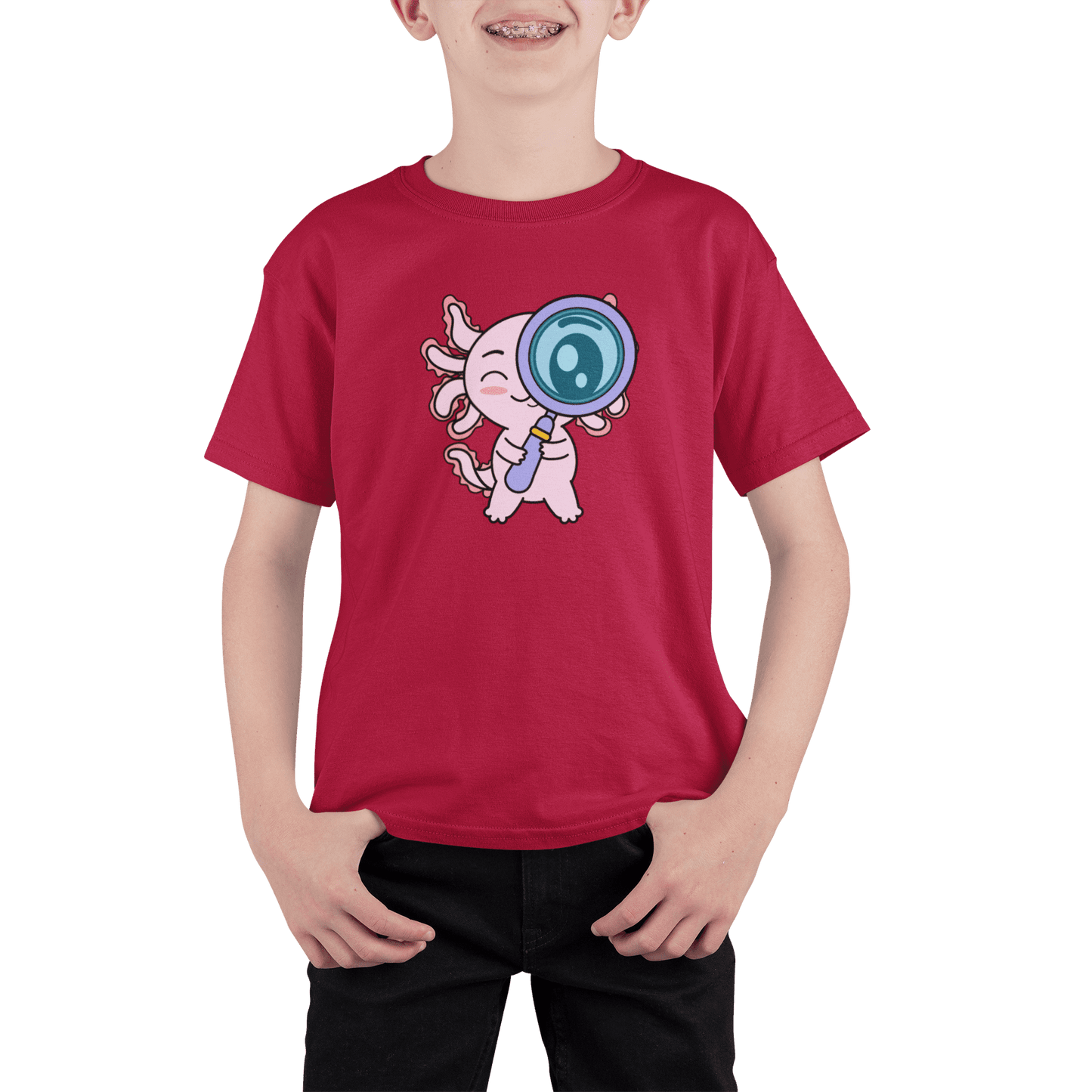 Playera Axolotzin Curioso Ajolote Adulto E Infantil
