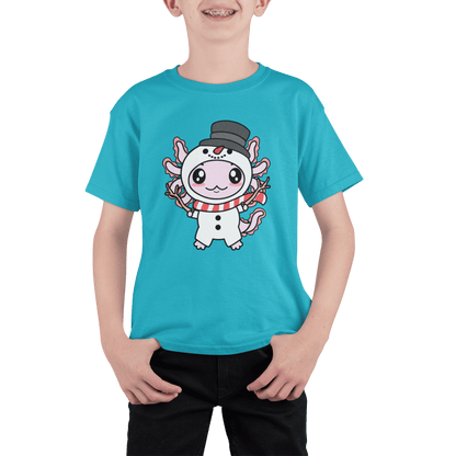 Axolotzin Muñeco De Nieve Ajolote Navidad