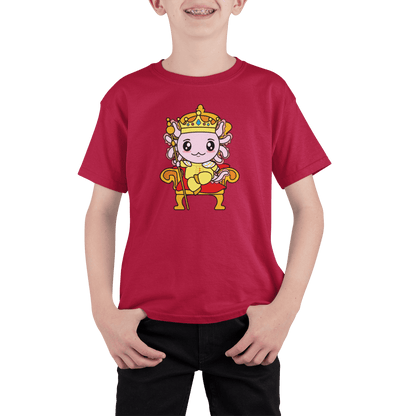 Playera Axolotzin Rey Ajolote Adulto E Infantil