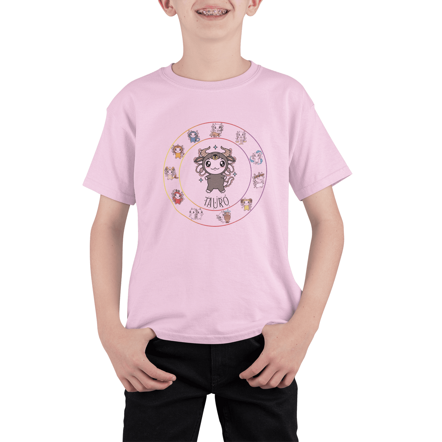 Playera Horoscopos Tauro Axolotzin Ajolote Adulto E Infantil