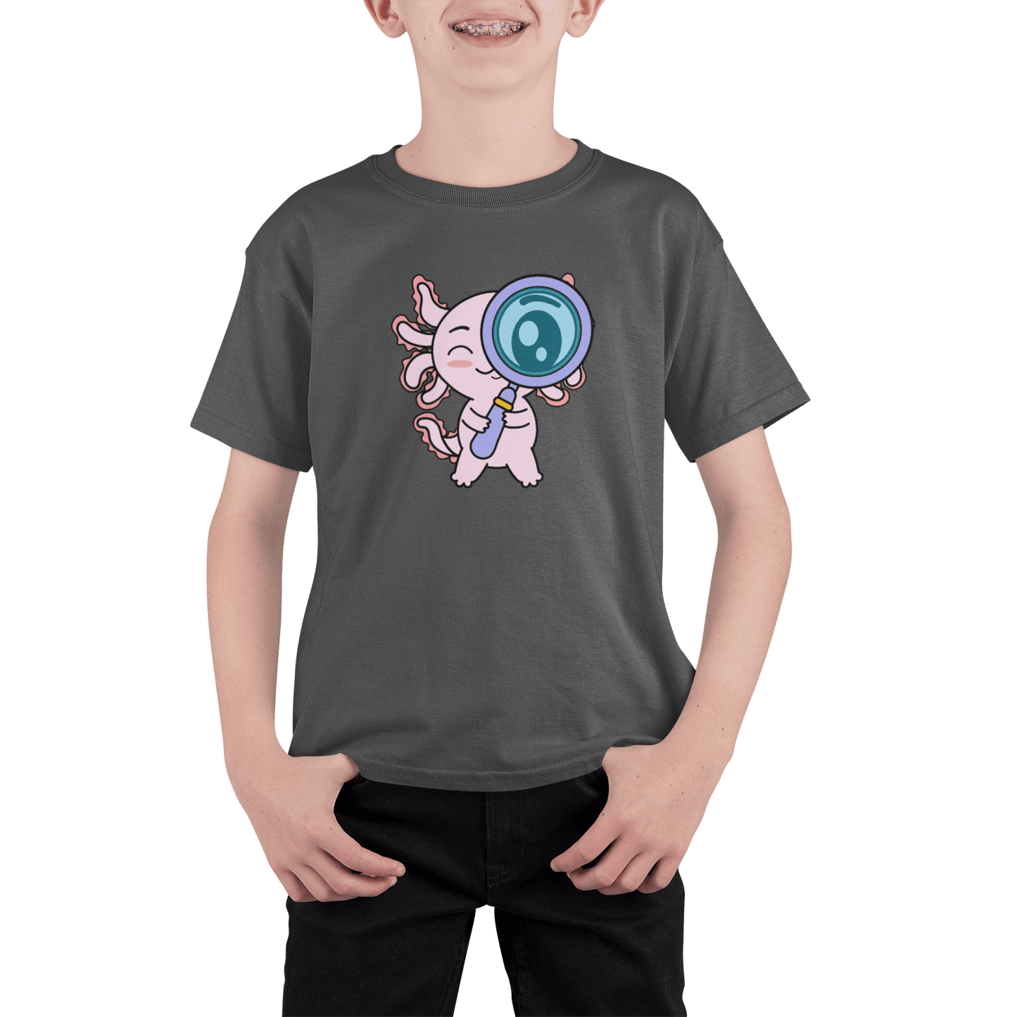 Playera Axolotzin Curioso Ajolote Adulto E Infantil