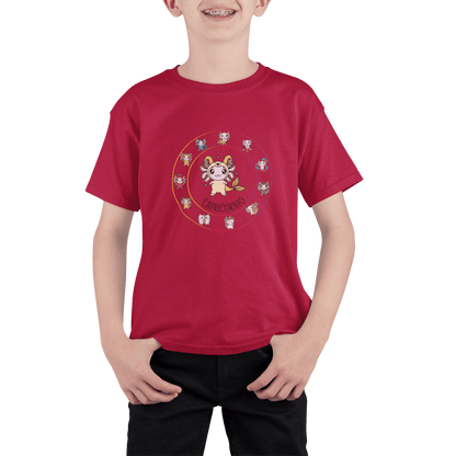Playera Horoscopos Capricornio Axolotzin Ajolote Adulto E Infantil
