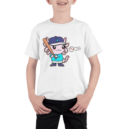 Playera Axolotzin Beisbolista Ajolote Adulto E Infantil
