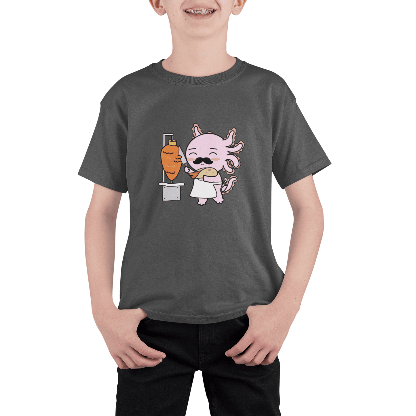 Playera Axolotzin Taquero Ajolote Adulto E Infantil