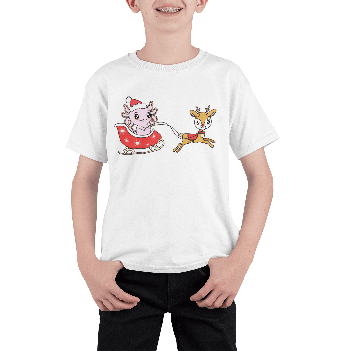 Axolotzin Trineo Ajolote Navidad