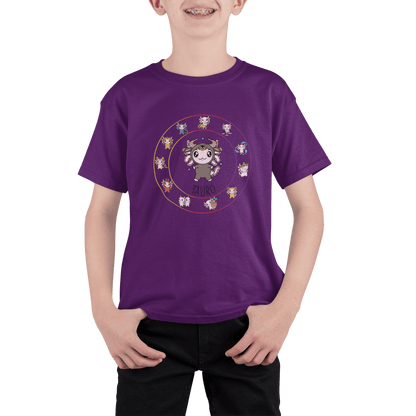 Playera Horoscopos Tauro Axolotzin Ajolote Adulto E Infantil