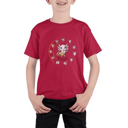 Playera Horoscopos Sagitario Axolotzin Ajolote Adulto E Infantil