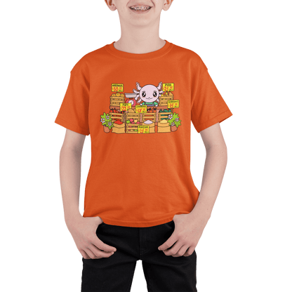 Playera Axolotzin Marchante Ajolote Adulto E Infantil