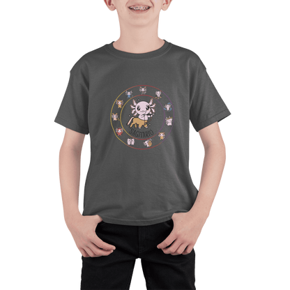 Playera Horoscopos Sagitario Axolotzin Ajolote Adulto E Infantil