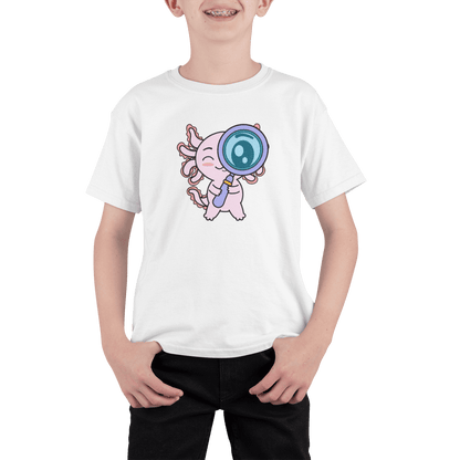 Playera Axolotzin Curioso Ajolote Adulto E Infantil