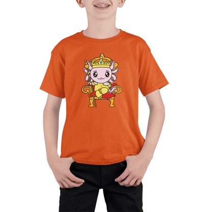 Playera Axolotzin Rey Ajolote Adulto E Infantil