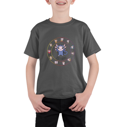 Playera Horoscopos Escorpio Axolotzin Ajolote Adulto E Infantil