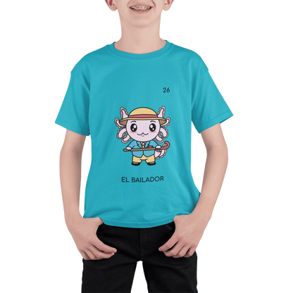 Playera Axoloteria El Bailador Ajolote Adulto E Infantil