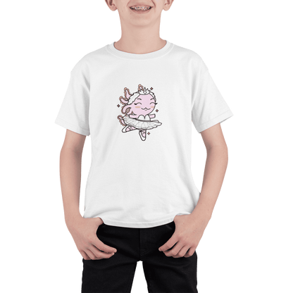 Playera Axolotzin Bailarina De Ballet Ajolote Adulto E Infantil