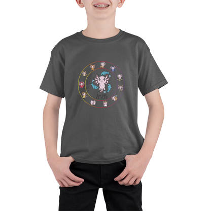 Playera Horoscopos Piscis Axolotzin Ajolote Adulto E Infantil