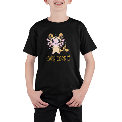 Playera Axolotzin Horoscopos Nombre Capricornio Ajolote Adulto E Infantil