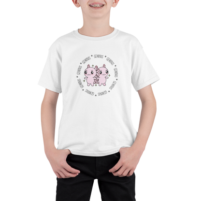 Playera Axolotzin Horoscopos Aro Geminis Ajolote Adulto E Infantil