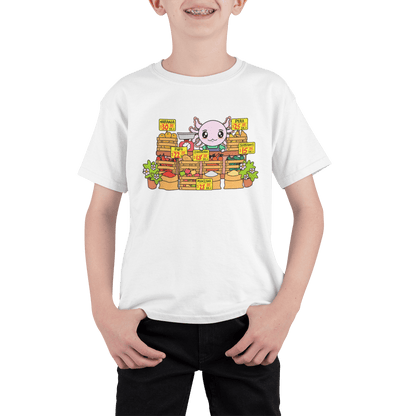 Playera Axolotzin Marchante Ajolote Adulto E Infantil