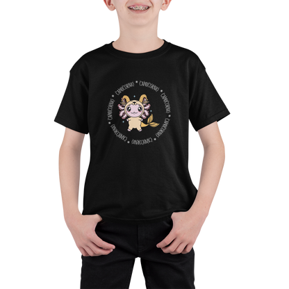 Playera Axolotzin Horoscopos Aro Capricornio Ajolote Adulto E Infantil