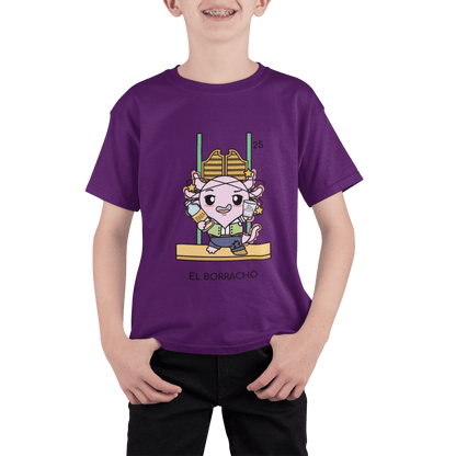 Playera Axoloteria El Borracho Ajolote Adulto E Infantil