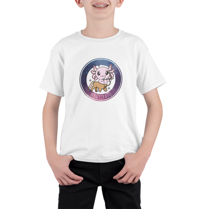 Playera Axolotzin Horoscopos Galaxy Sagitario Ajolote Adulto E Infantil