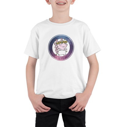 Playera Axolotzin Horoscopos Galaxy Virgo Ajolote Adulto E Infantil