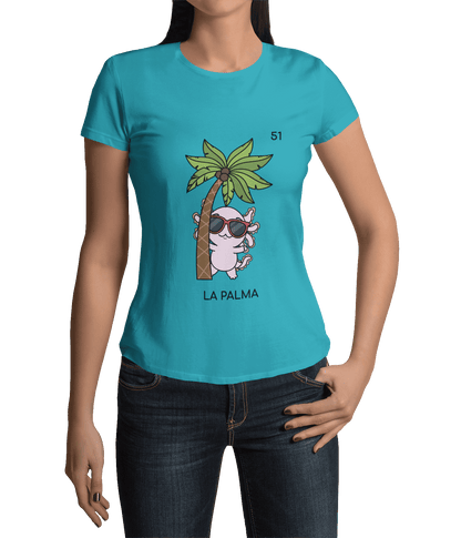 Playera Axoloteria La Palma Ajolote Adulto E Infantil