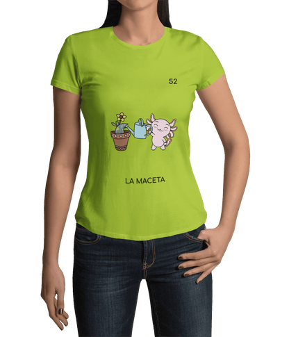 Playera Axoloteria La Maceta Ajolote Adulto E Infantil