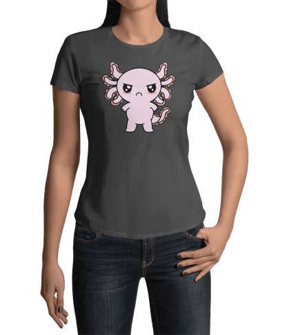Playera Axolotzin Enojado Ajolote Adulto E Infantil