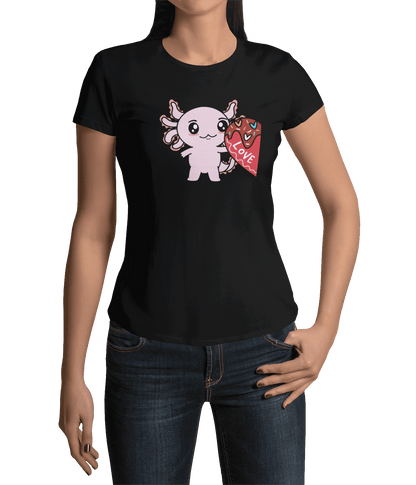 Playera Axolotzin Love You Ajolote Adulto