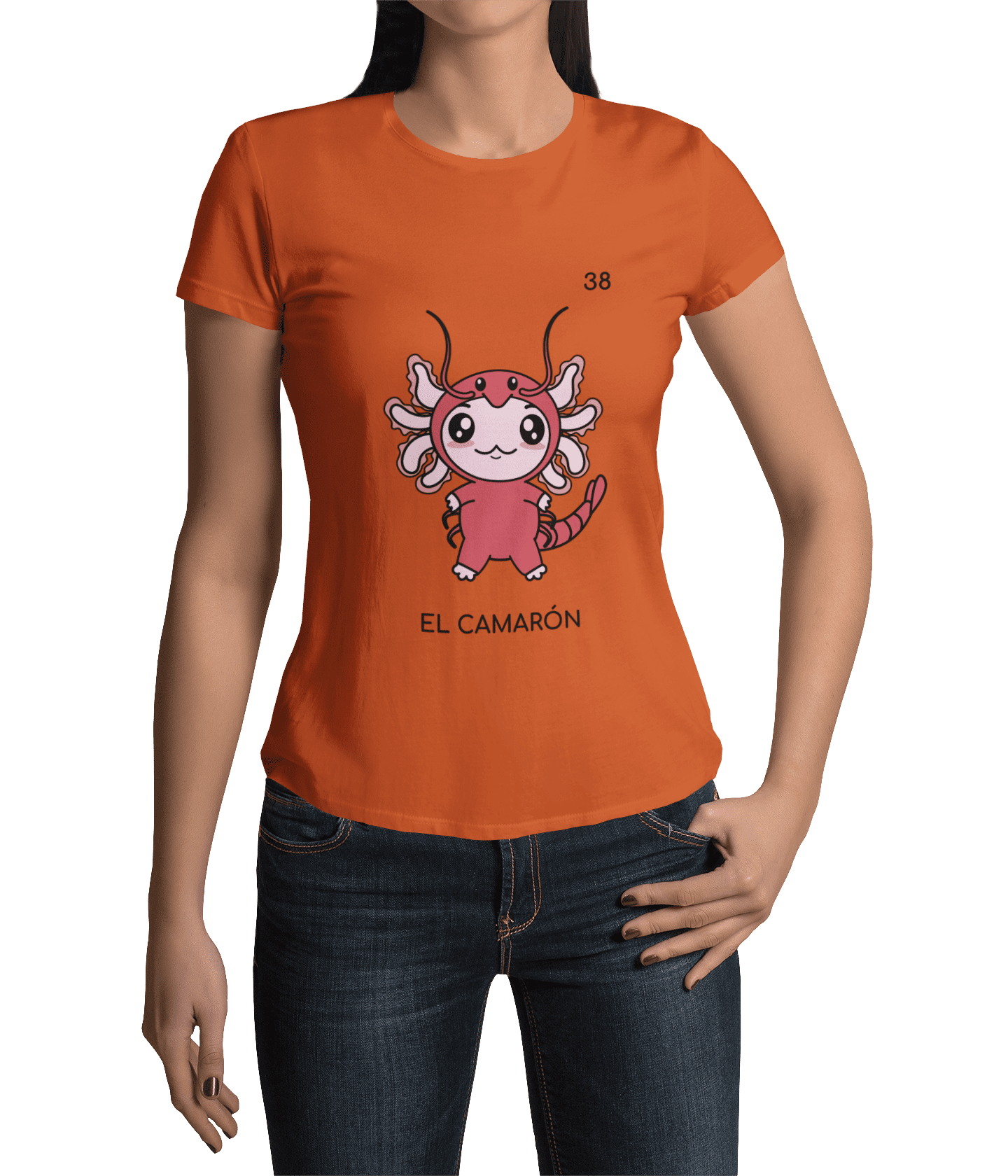 Playera Axoloteria El Camaron Ajolote Adulto E Infantil