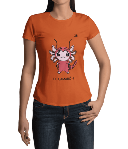 Playera Axoloteria El Camaron Ajolote Adulto E Infantil
