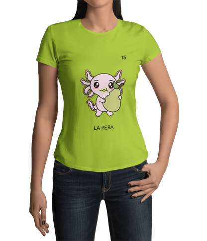 Playera Axoloteria La Pera Ajolote Adulto E Infantil