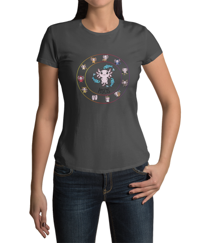 Playera Horoscopos Piscis Axolotzin Ajolote Adulto E Infantil