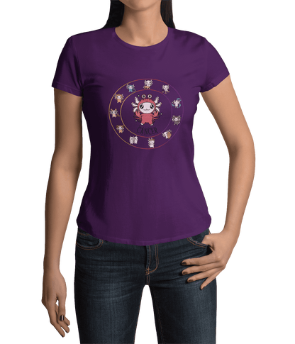 Playera Horoscopos Cancer Axolotzin Ajolote Adulto E Infantil