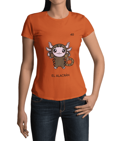 Playera Axoloteria El Alacran Ajolote Adulto E Infantil