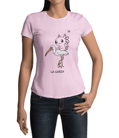 Playera Axoloteria La Garza Ajolote Adulto E Infantil