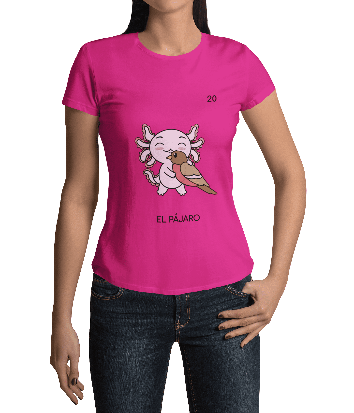 Playera Axoloteria El Pajaro Ajolote Adulto E Infantil