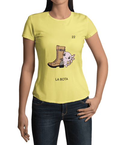Playera Axoloteria La Bota Ajolote Adulto E Infantil
