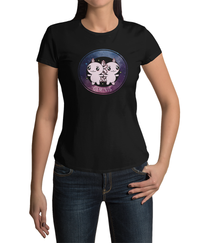 Playera Axolotzin Horoscopos Galaxy Geminis Ajolote Adulto E Infantil