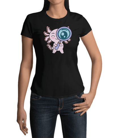 Playera Axolotzin Curioso Ajolote Adulto E Infantil