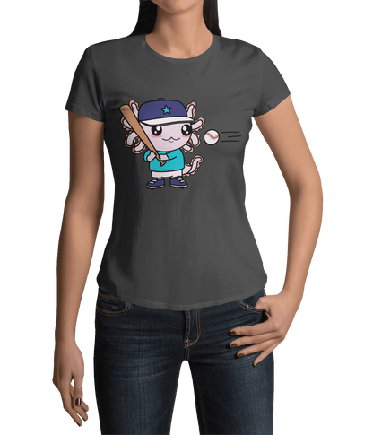 Playera Axolotzin Beisbolista Ajolote Adulto E Infantil