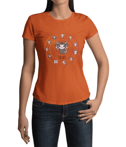 Playera Horoscopos Tauro Axolotzin Ajolote Adulto E Infantil