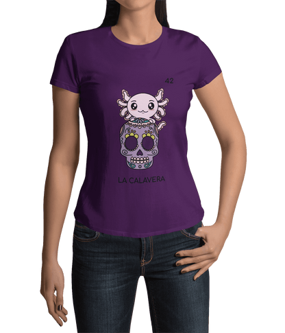 Playera Axoloteria La Calavera Ajolote Adulto E Infantil