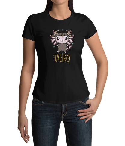 Playera Axolotzin Horoscopos Nombre Tauro Ajolote Adulto E Infantil