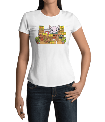 Playera Axolotzin Marchante Ajolote Adulto E Infantil