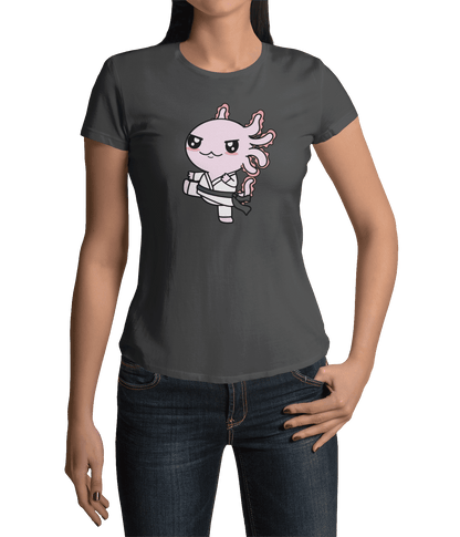 Playera Axolotzin Karateka Ajolote Adulto E Infantil