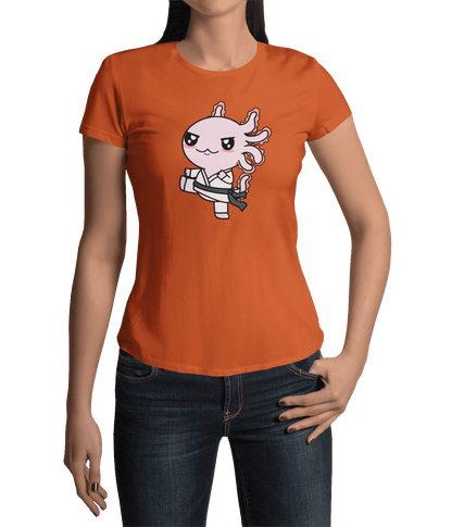 Playera Axolotzin Karateka Ajolote Adulto E Infantil