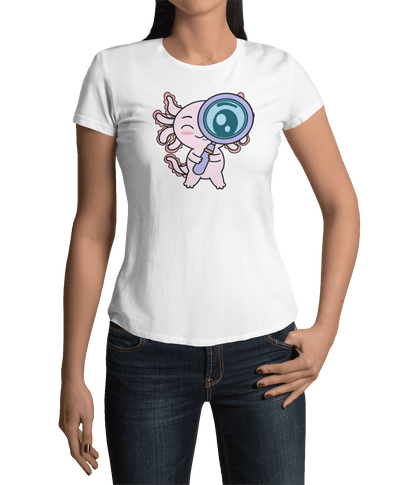 Playera Axolotzin Curioso Ajolote Adulto E Infantil