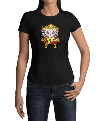 Playera Axolotzin Rey Ajolote Adulto E Infantil